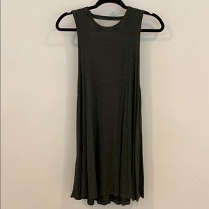 Audrey 3+1 Flowy Summer Dress in Green, Medium